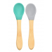 Minikoioi spoons, green / grey (2 pcs.)