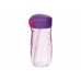 Drinking bottle with straw, purple
