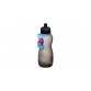 Drinking bottle with wave pattern - Black (600 ml)