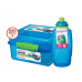 Lunch box with bucket and water bottle, 2 l. (Blue)