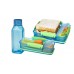 Packed lunch set, 3 packs - Blue