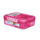 Divided lunchbox incl. cup - Pink