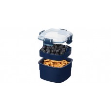 Two-piece snack bucket, blue