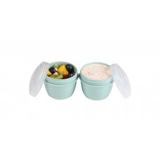 Yogurt buckets, 2 packs - Mint