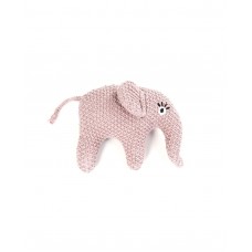 Elephant rattle - Cold pink / gold