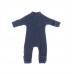 Wool babysuit, size 68-74 - Navy