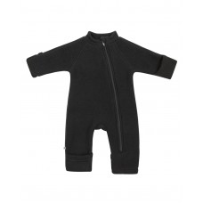 Wool babysuit, size 56-62 - black
