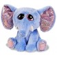 Elephant Plush Toy, Blue and Pink Sparkle
