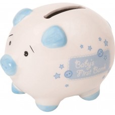 Piggy bank, baby blue