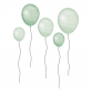 Wallstories - Balloons, green