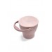 Silicone snack cup, dusty mauve