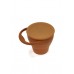 Silicone snack cup, caramel