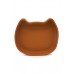Silicone plate, cat - Caramel