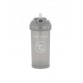 Cup with straw - Pastel grey (360 ml)
