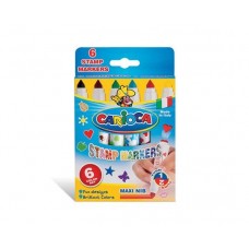 Stamp markers, 6 pcs.