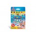 Stamp markers, 6 pcs.