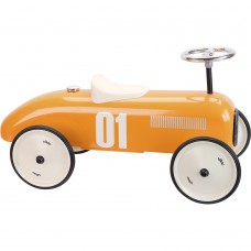 Car in metal - Orange vintage