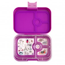 Lunch box, 4 compartments - Bijoux Purple