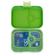 Lunch box, 4 compartments - Cilantro green