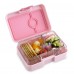 Minisnack lunch box, 3 compartments - Coco Pink