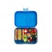 Lunch box, 4 compartments - blue