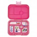 Lunch box, 6 compartments - lotus pink