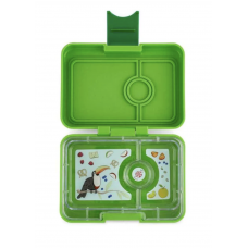 Yumbox Lunch box, minisnack (3  compartments) - Lime green  (Delivery: Week 6) 