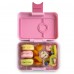 Minisnack lunch box, 3 compartments - Coco Pink