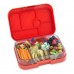 Lunch box, 6 compartments - lotus pink