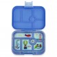 Lunch box, 6 compartments - blue