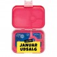 Lunch box, 4 compartments - lotus pink