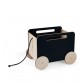 Toy Chest on wheels, black
