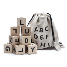 Wooden blocks, alphabet