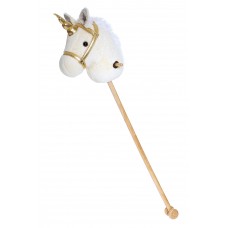 Hobby horse, white unicorn