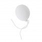 Wall tap balloon, small - grey