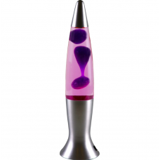 Veli Line Lava lamp steel line pink/purple