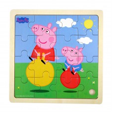 Peppa Pig - Wooden Puzzle - Bouncing Balls