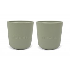 Silicone cup 2-pack - Green