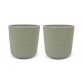 Silicone cup 2-pack - Green