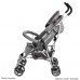 Stroller, super light and small, up to 14 kg, adjustable backrest, double, swiveling foam wheels