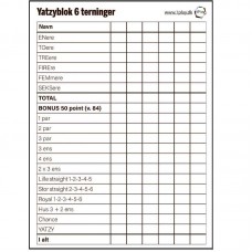 Yatzy block A6 3-pack