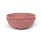 Silicone bowl 2-pack - Rose