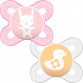 MAM Start 0+ months Pacifier - 2 pcs Pink & White