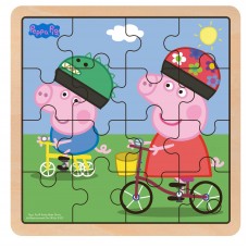 Peppa Pig - Wooden Puzzle Biking