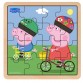 Peppa Pig - Wooden Puzzle Biking