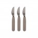 Silicone knife 3-pack - Warm Grey