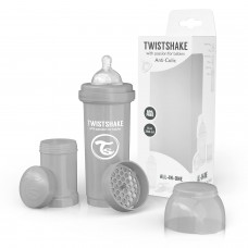 Twistshake Anti-Colic 260ml Pastel Gray - Meal time