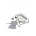 Beemoo CARE Assist Bathtub incl. Bath support & flushing cistern, White/Grey