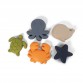 Silicone sand toys 5 pieces - Animals of the Sea