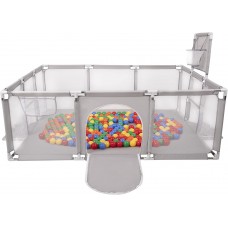 Selonis Playground, large playground with 400 balls for children and babies